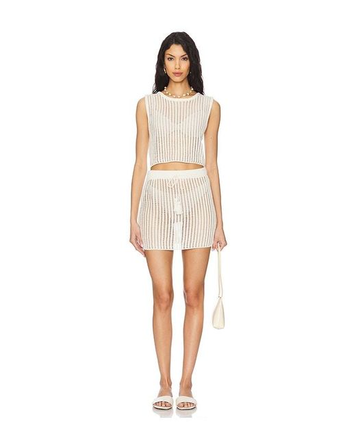 Sander Top en Cream LSPACE en coloris White