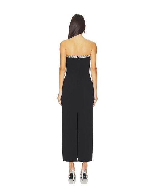 MAJORELLE Black Emiliana Gown