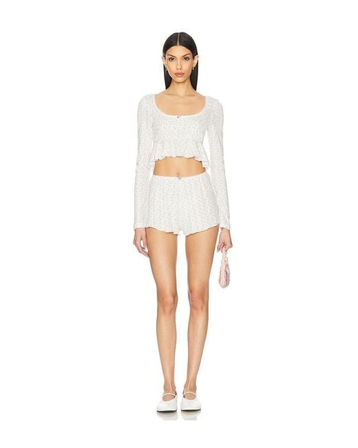 MORE TO COME White Koralyn Short Set