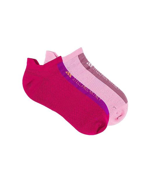 Adidas By Stella McCartney Pink 2 Pack Ankle Socks
