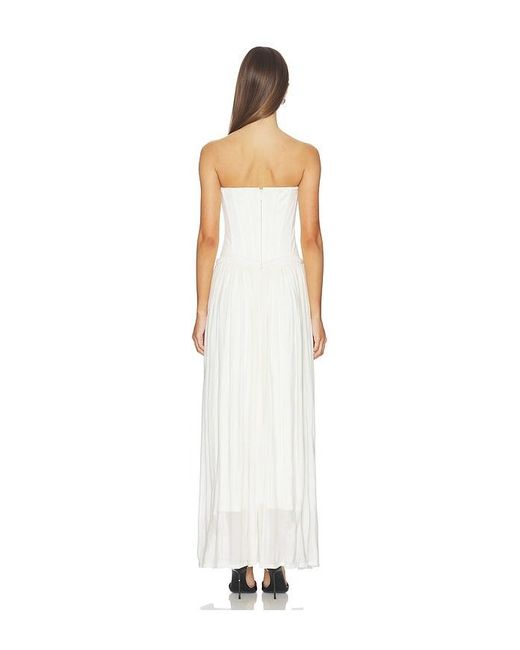 Jonathan Simkhai White Adalys Bustier Dress