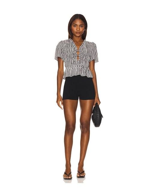 Rails Black Portia Top