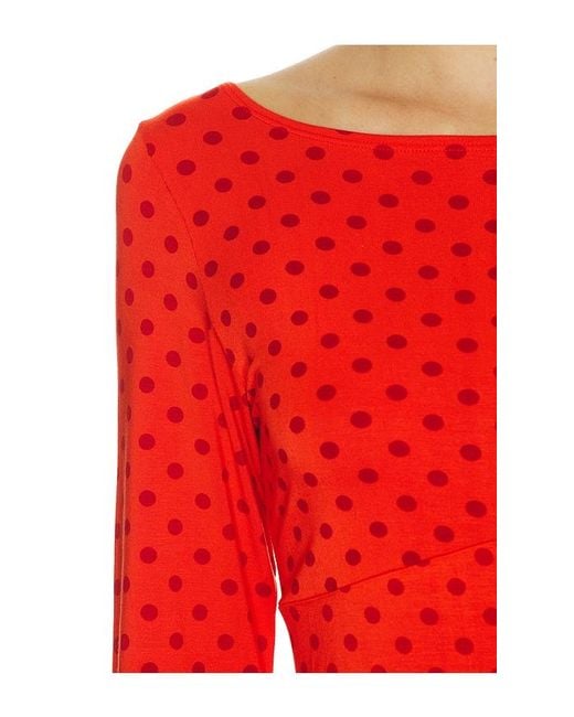 RAT BOI Red Boatneck Dress