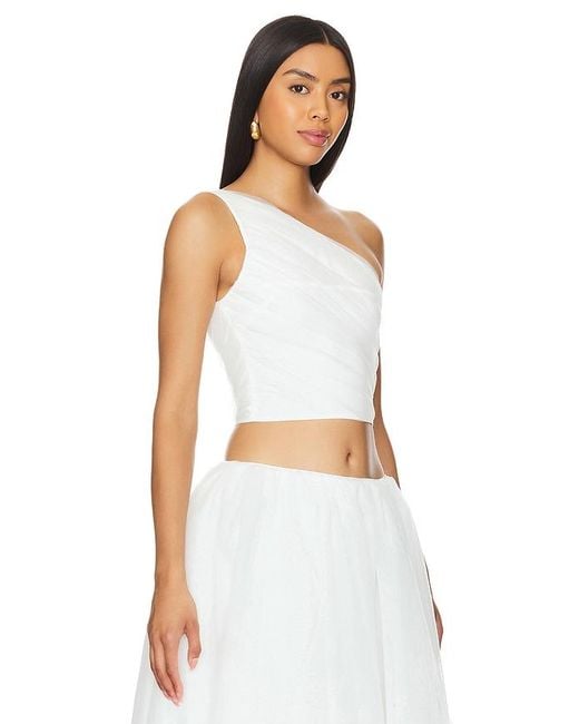 MAJORELLE White X Bridget Adam Top