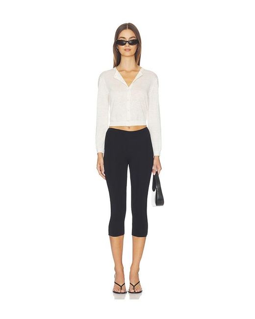 Theory White Crop Cardi
