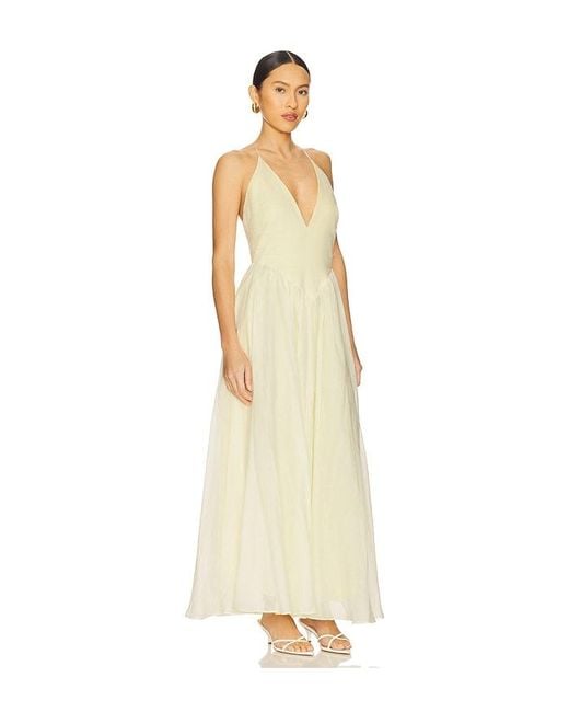 Bardot Metallic Arletha Halter Maxi Dress