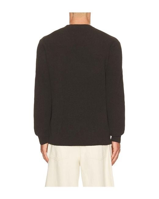 NN07 Black Danny Lightweight Sweater 6429 for men