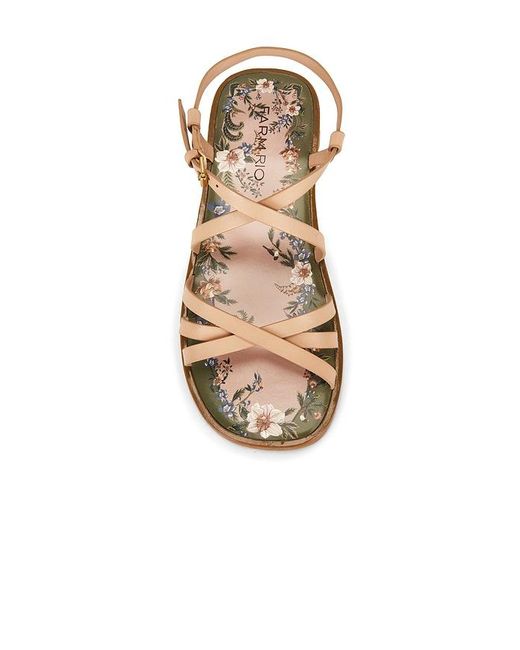 Farm Rio White Spring Flat Sandal