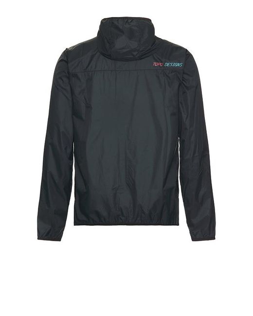 Topo Black Global Ultralight Packable Jacket for men