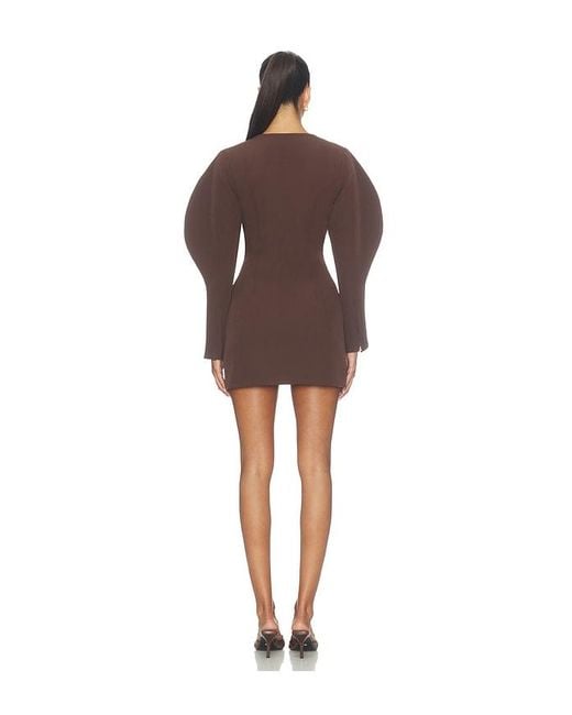ALL THE WAYS Brown Margot Mini Dress