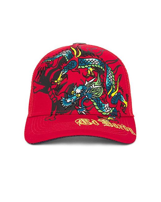 Ed Hardy Red Dragon Trucker Hat
