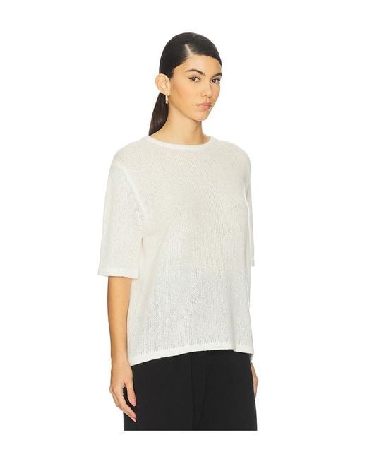 Lisa Yang White Cecelia T-Shirt