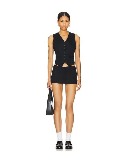 Lioness Black Rhode Mini Skirt