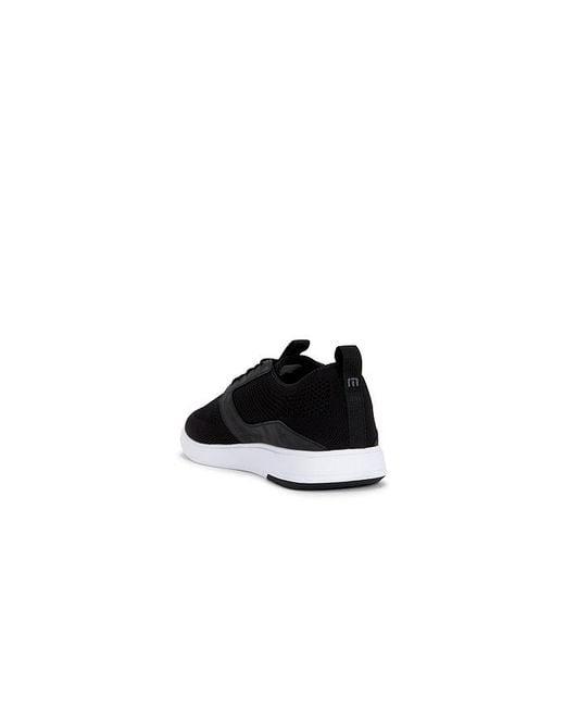 Travis Mathew Black The Modern One Sneakers for men