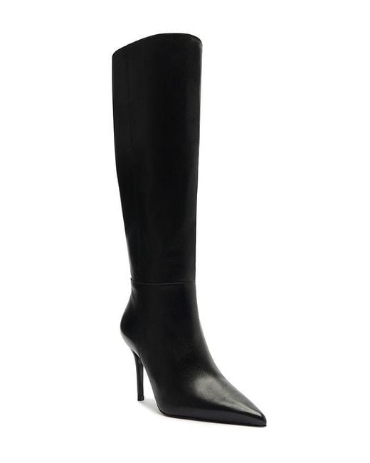 SCHUTZ SHOES Black Mikki Up Boot