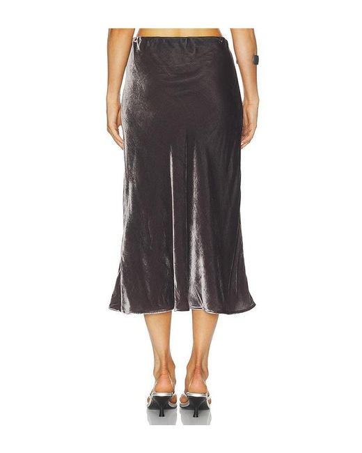 Marques'Almeida Black Bias Midi Skirt