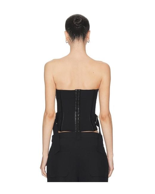 Halo Black Interwoven Brace Top