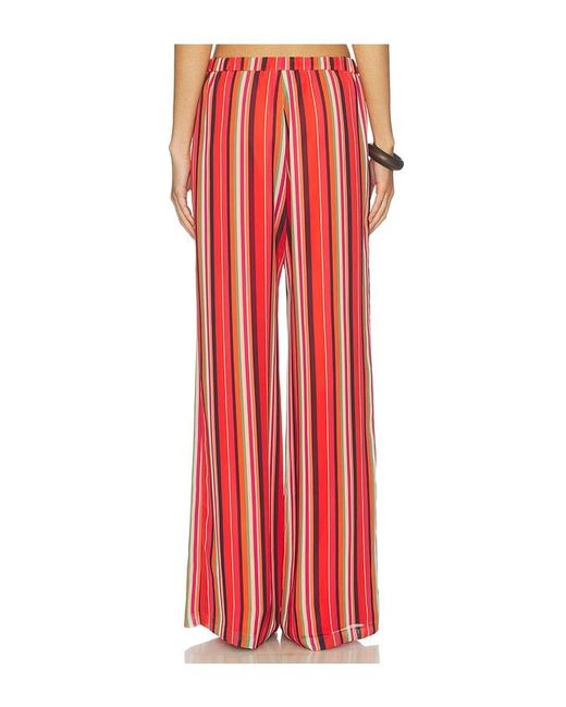 Amanda Uprichard Red Mariko Pants
