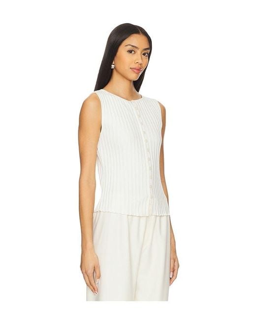 Free People White Tilly Vest