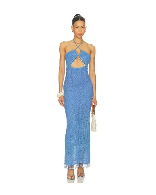 CAPITTANA Blue Daria Dress