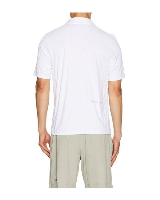 Manors Golf White Course Polo for men