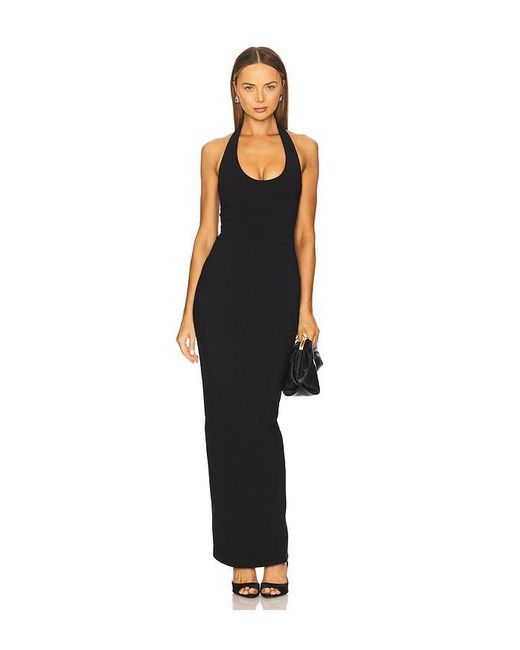 Nookie Black Natalia Halter Maxi Dress