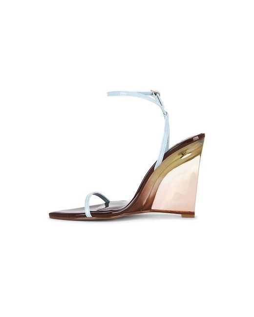 Femme LA White X Revolve Andx Wedge Sandal