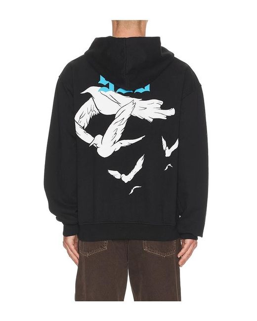 REVENGE Black Dove Hoodie for men