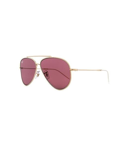Ray-Ban Red SONNENBRILLE AVIATOR REVERSE