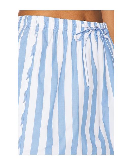 Jonathan Simkhai Blue Catherine Boxer Skirt