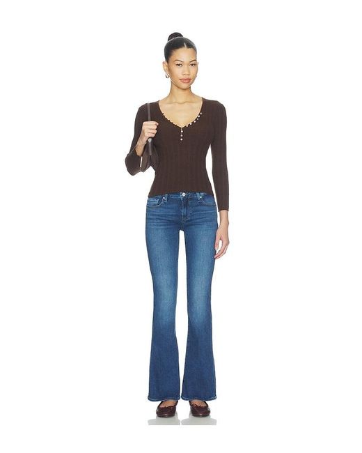 PAIGE Blue Laurel Canyon Bootcut Jeans