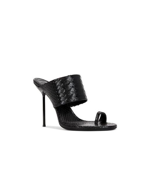 Paris Texas Black Lidia Thong Mule
