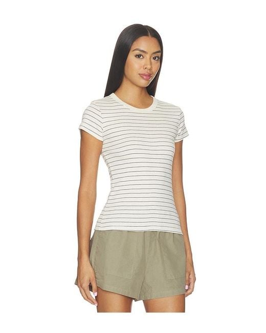 Leset Multicolor Nando Stripe Slim Fit Tee