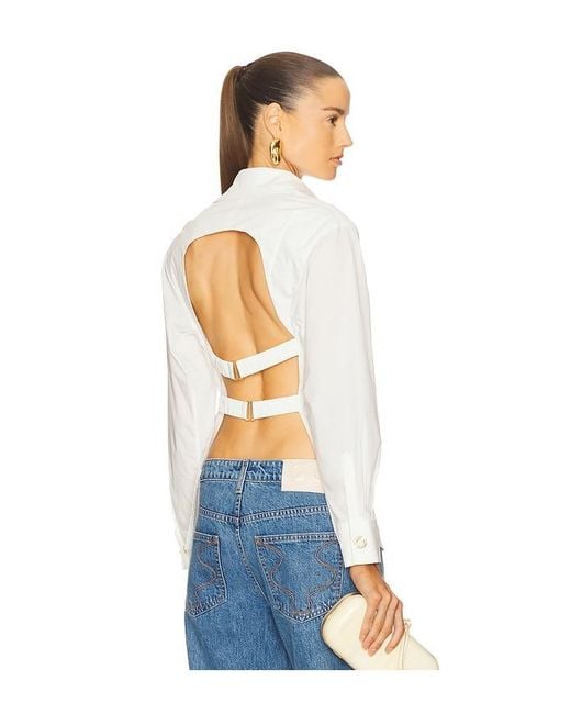 Cult Gaia Blue Atlas Top