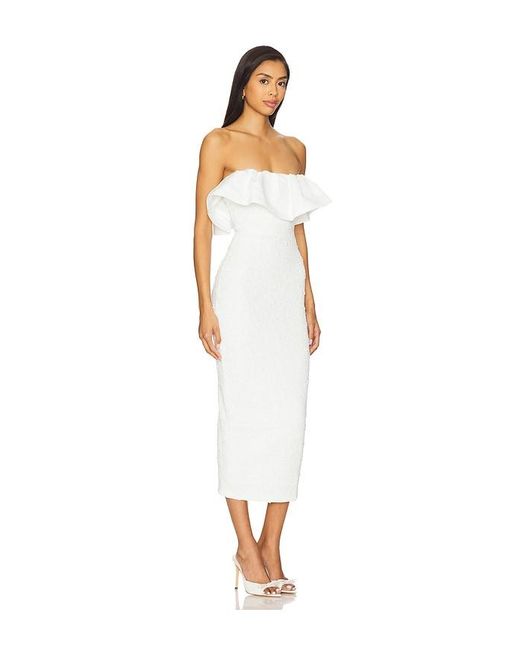 Elliatt White Midi-Kleid Dandelione