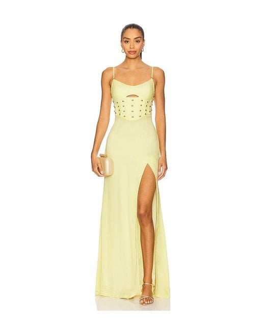 Papa Don't Preach Metallic X Revolve Now I'M Your Daisy Gown