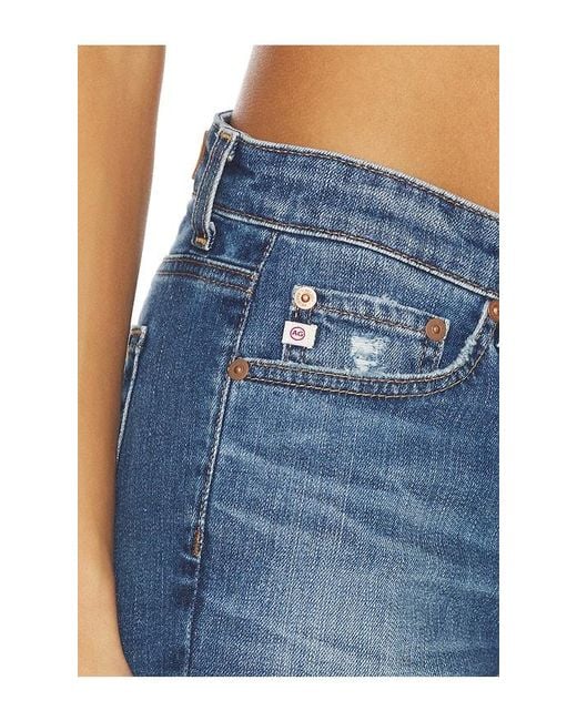 AG Jeans Blue Sandra Straight Jeans