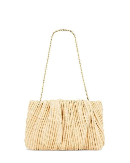 Bolsa Plana Plisada Brit En Color Crema Talla Loeffler Randall de color Natural