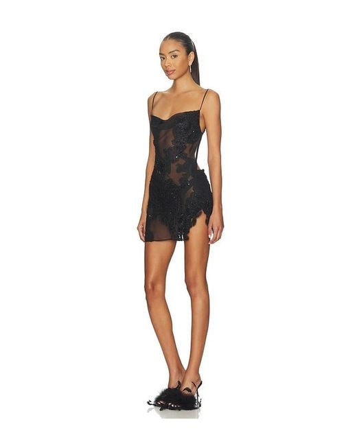 chinese dress ladies Jaded London Odile Dress in Black main image 0