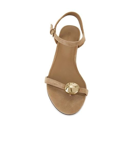 Madewell White Mila Organic Hardware Thong