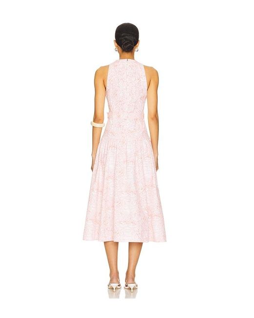 Cinq À Sept White Scenic Toile Zoey Dress