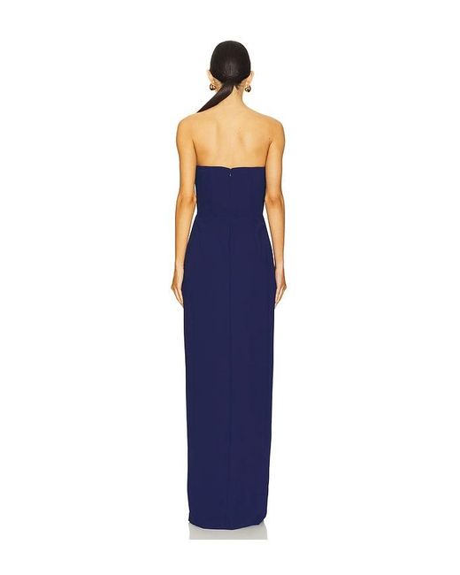 Amanda Uprichard Blue X Revolve Cherri Gown