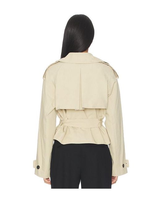 L'academie Natural 'Academie Kimmi Cropped Trench Jacket