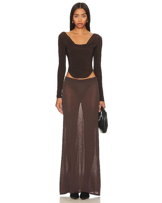Lovers + Friends Black Xander Top