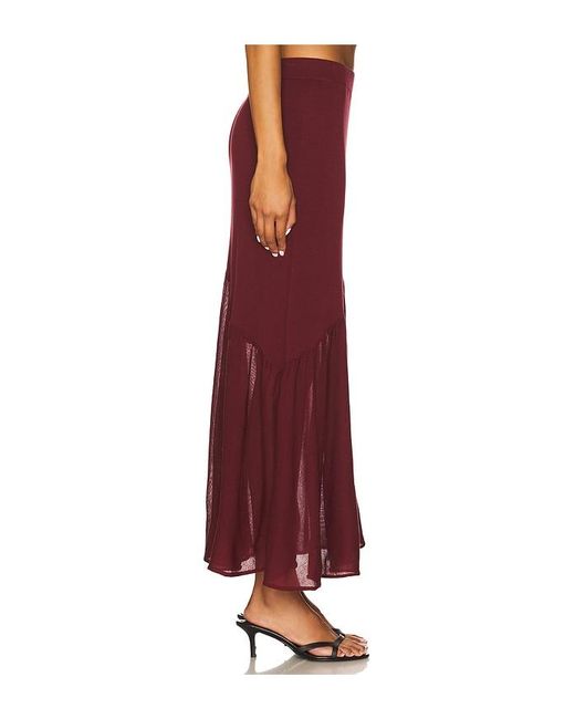 Steve Madden Red Aneira Skirt