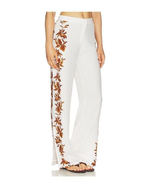 Hemant & Nandita White Pants With Slit