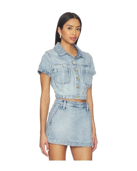 Show Me Your Mumu Blue Monroe Top