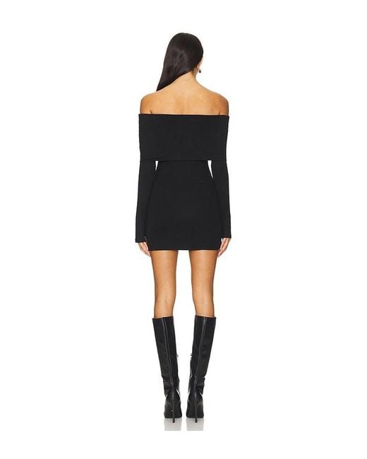 superdown Black Marks Mini Dress