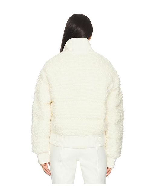 Perfect Moment White Apres Padded Bomber