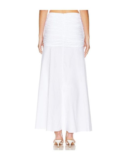 MAJORELLE White Tatiana Skirt